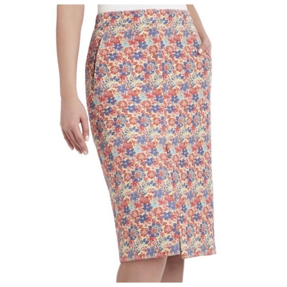 BCBGMaxAzria Liya Floral‎ Pencil Skirt size Small